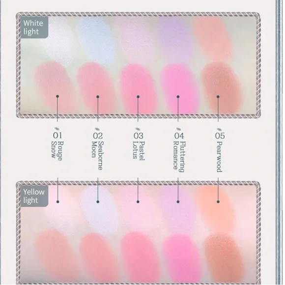 Flower Knows Butterfly Cloud Collar Blush Duo Fluttering Romance 04 BNIB - Picture 9 of 16